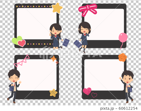 Student frame dark - Stock Illustration [60612254] - PIXTA