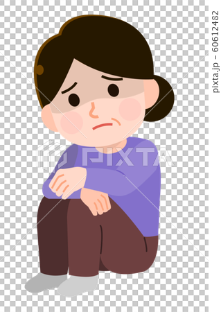 Middle-aged woman illustration 60612482