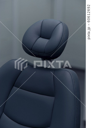 Close-up of an empty office gray armchair 60612692