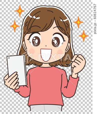 女性可愛插畫素材 女性可愛插畫素材 60614767