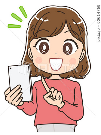 女性 かわいい イラスト 素材 女性 かわいい イラスト 素材 60614769