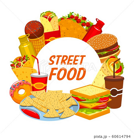 Fast food burgers, street food sandwiches meal Fast food burgers, street food sandwiches meal 60614794