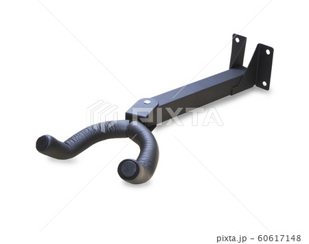 The guitar hanger isolated over white The guitar hanger isolated over white 60617148