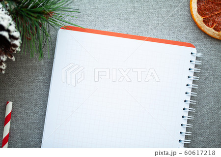 Red Christmas Candy Canes with blank on gray background Red Christmas Candy Canes with blank on gray background 60617218