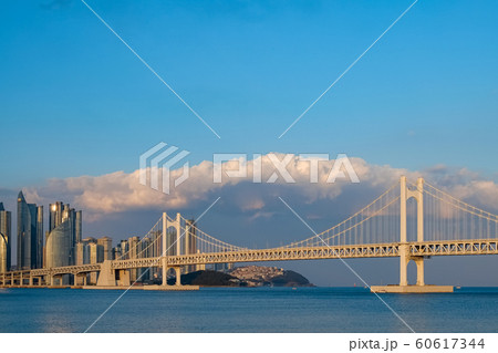 Diamond Bridge(Gwangan Bridge) in Busan,Korea 60617344