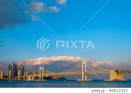 Diamond Bridge(Gwangan Bridge) in Busan,Korea 60617355