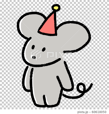 ねずみ　子年　年賀　素材　動物　パーティー 60618050