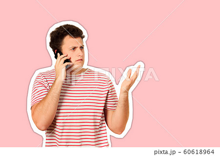 emotional man isolated emotional man isolated 60618964