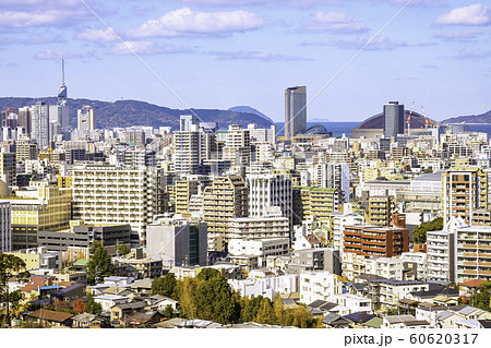福岡の綺麗な街並み 福岡の綺麗な街並み 60620317