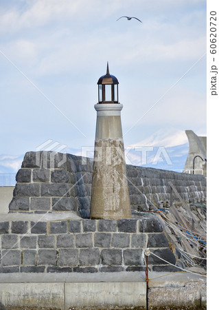 北海道函館市入船町入船漁港の冬の風景を撮影 60620720