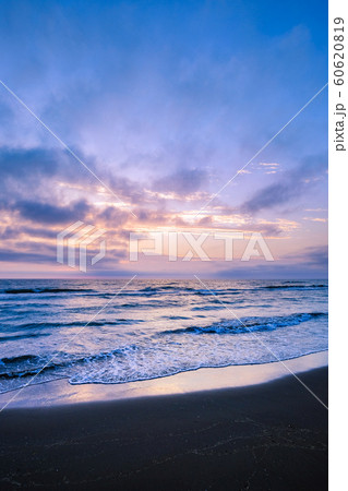 千里浜海岸の夕暮れ 千里浜海岸の夕暮れ 60620819