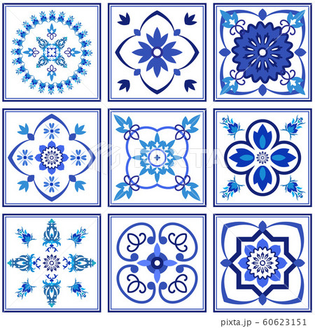 Azulejos portuguese traditional ornamental tiles Azulejos portuguese traditional ornamental tiles 60623151