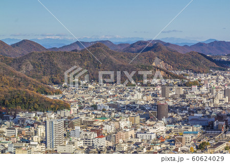 岐阜県 岐阜市都市景観 岐阜シティタワー展望台より 岐阜県 岐阜市都市景観 岐阜シティタワー展望台より 60624029