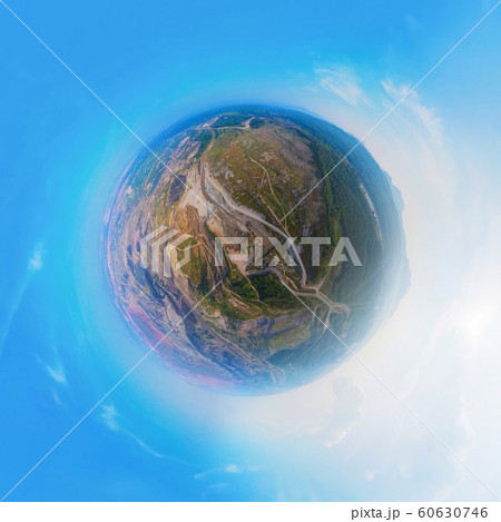 Little planet 360 degree sphere. Panorama of 60630746