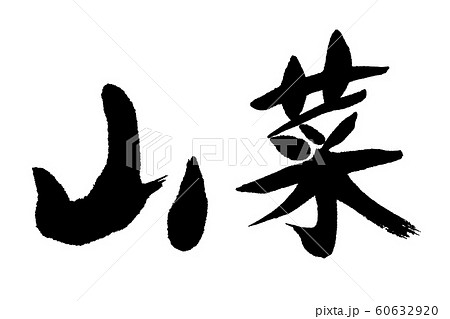 筆文字　山菜 60632920
