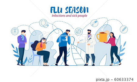 Medical Help and Care for Sick People Flat Poster 60633374