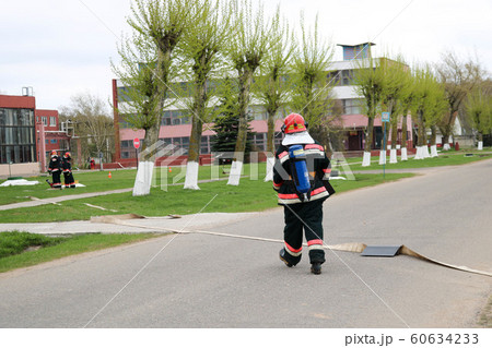 Professional firefighters, rescuers in Professional firefighters, rescuers in 60634233