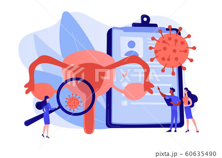 Human papillomavirus HPV concept vector illustration 60635490