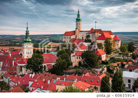 Castle in Mikulov, South Moravia, Czech Republic Castle in Mikulov, South Moravia, Czech Republic 60635914