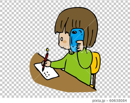 打電話時做筆記的女人 打電話時做筆記的女人 60638084