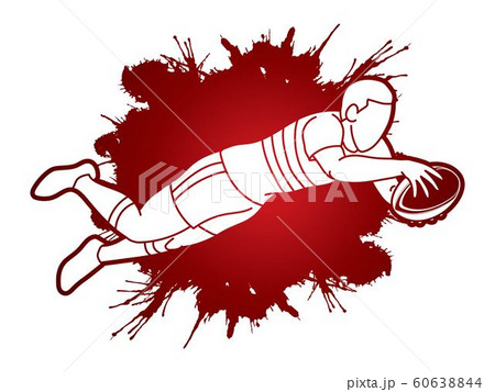 Rugby player action cartoon sport, Sportsman graphic vector. Rugby player action cartoon sport, Sportsman graphic vector. 60638844