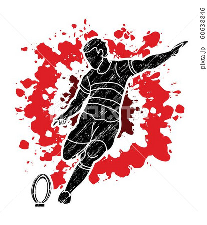 Rugby player action cartoon sport, Sportsman graphic vector. Rugby player action cartoon sport, Sportsman graphic vector. 60638846