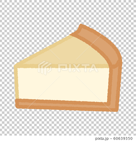 シンプルなチーズケーキのイラスト 手書き風 のイラスト素材 60639350 Pixta