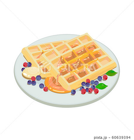 Vector collection of edible letters, consisting of waffles Stock Vector by  ©Marinka 22370809