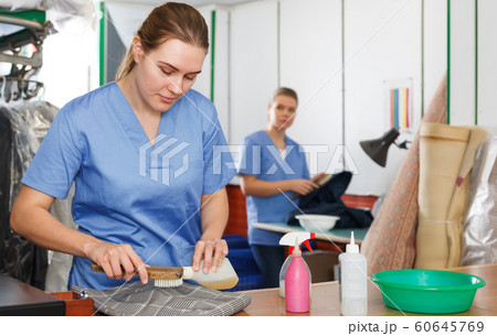 Portrait of young successful female worker 60645769