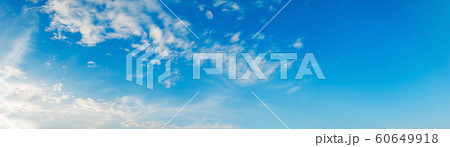 Panorama sky with cloud on a sunny day. Panorama sky with cloud on a sunny day. 60649918