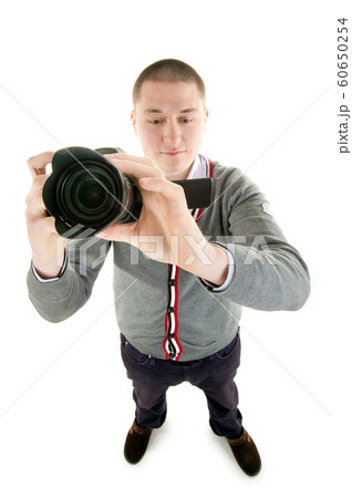 photographer with camera photographer with camera 60650254