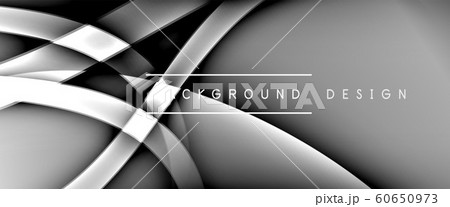 Dynamic trendy fluid color gradient abstract background with flowing wave lines. Vector Illustration 60650973