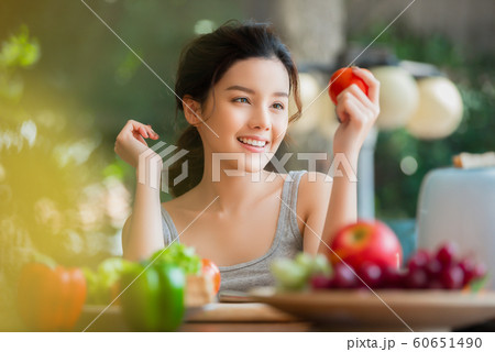 女性 健康 夕日 女性 健康 夕日 60651490