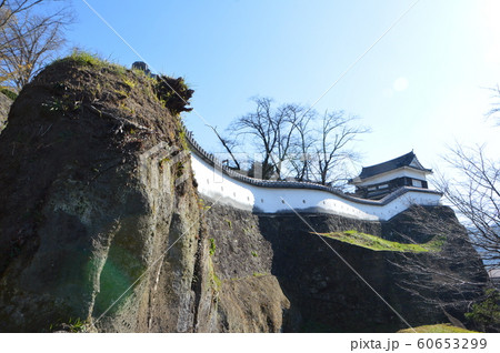 古橋口から眺めた「臼杵城」（臼杵公園／大分県臼杵市） 60653299