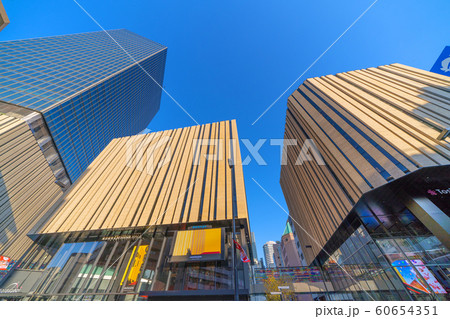 日本の東京都市景観　変貌する池袋・「ハレザ池袋」などを望む 60654351