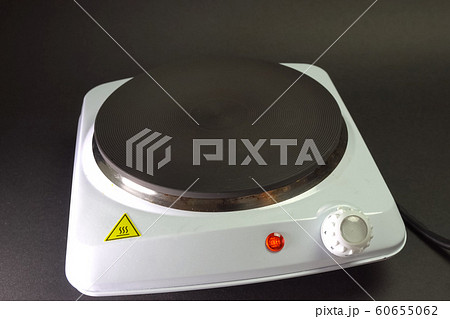 Single small electric stove. Kitchen Appliances Single small electric stove. Kitchen Appliances 60655062