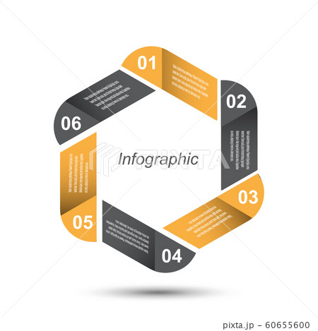 Info-graphic design template. 60655600