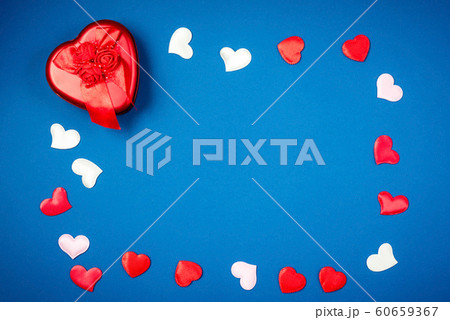 Red heart with a gift for Valentine's Day Red heart with a gift for Valentine's Day 60659367