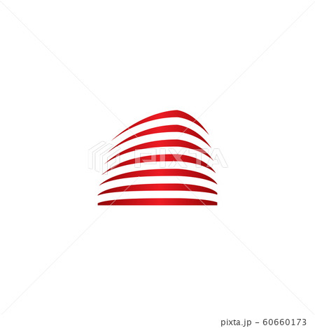 Isolated real estate logo. Building color icon. Rent agency logo. Architecture icon. Construction development agency logo. CIty neighborhood logotype. 60660173