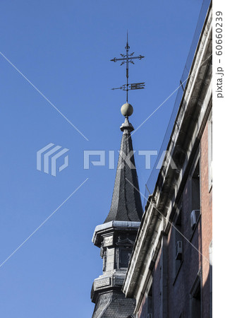 Elements of the architecture of Spain's capital city of Madrid. 60660239