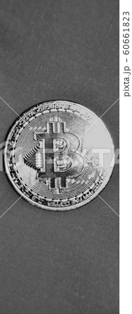 Bitcoin in b/w format Bitcoin in b/w format 60661823