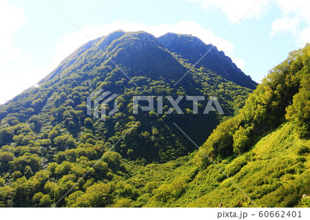 妙高山　山頂への道　大倉乗越から山頂を望む 60662401