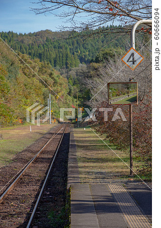 鹿児島県霧島市嘉例川の嘉例川駅 無人駅 登録有形文化財 鹿児島県霧島市嘉例川の嘉例川駅 無人駅 登録有形文化財 60666094