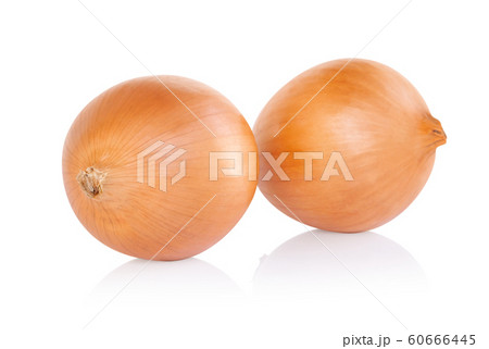 Onion isolated on white background, raw food Onion isolated on white background, raw food 60666445
