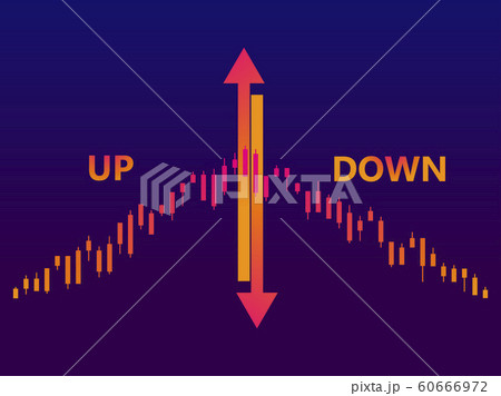 Stock chart, stock market trading. Schedule 60666972