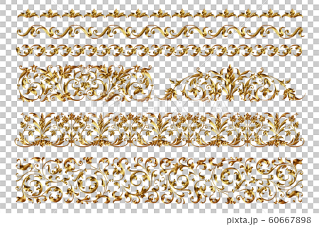 メタリックオーナメントセット　ゴールド　 60667898