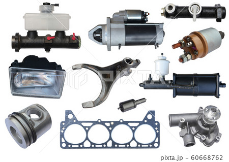 Lot of new auto spare parts. Set with many isolated items for shop or aftermarket. Lot of new auto spare parts. Set with many isolated items for shop or aftermarket. 60668762