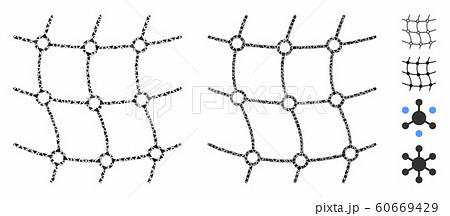 Mesh net Composition Icon of Humpy Parts 60669429