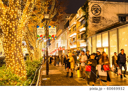 《東京都》表参道・クリスマスイルミネーション 《東京都》表参道・クリスマスイルミネーション 60669932
