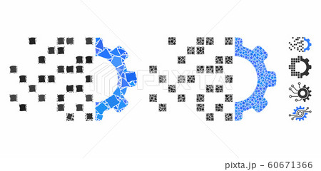 Gear synthesis Mosaic Icon of Humpy Items Gear synthesis Mosaic Icon of Humpy Items 60671366